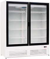 Шкафы холодильные с дверьми купе