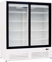 Шкафы холодильные распашные двери